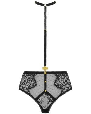 Scandale Harness Briefs - White