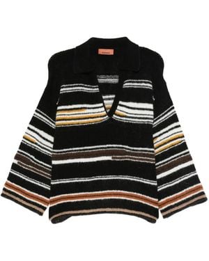 Missoni ストライプ トップ - ブラック