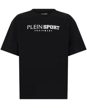 Philipp Plein Logo-Print Short-Sleeve T-Shirt - Black