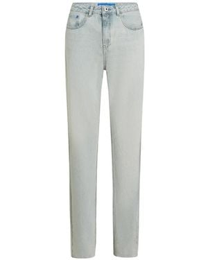 KARL LAGERFELD Logo-Patch Jeans - Grey