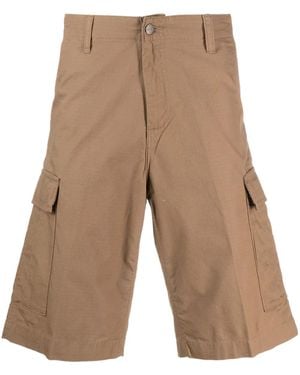 Carhartt Shorts cargo con logo - Marrone