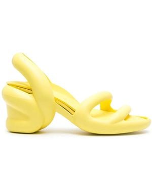 Camper Kobarah 76Mm Chunky Sandals - Yellow