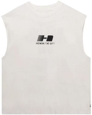 Honor The Gift Frequency Graphic-Print Tank Top - White