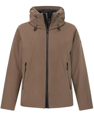 BOGGI Plumífero con capucha - Marrón