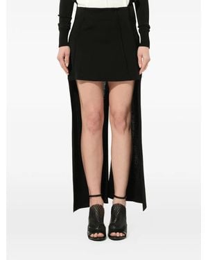 Chloé Gonna Asimmetrica Con Cintura - Black