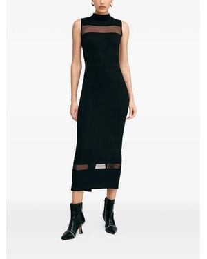 MARCELLA Vestido Midi Cleo - Negro