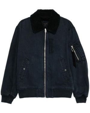 Rag & Bone Denim Bomberjack - Blauw