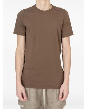 Rick Owens Round-Neck T-Shirt - Brown