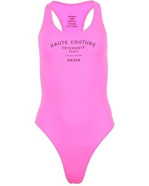Vetements Maison De Couture ワンピース水着 - ピンク