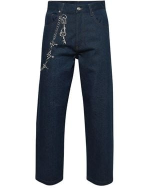 Bluemarble Trompe L'Oeil Jeans - Blue