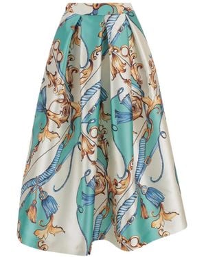 Lunatica Milano Gemusterter Rock - Blau