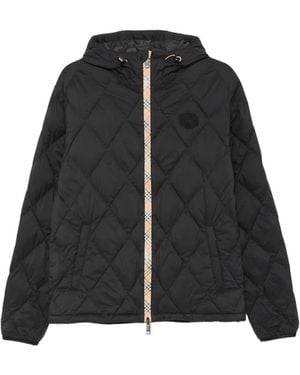 Burberry Hescott Nylon Blouson Jacket - Black