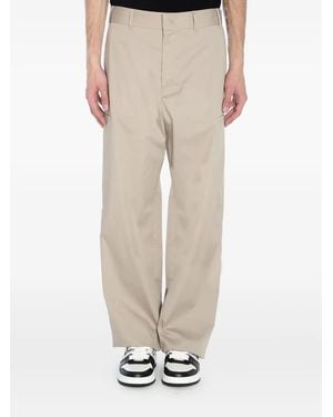 Fendi Straight-Leg Trousers - Natural