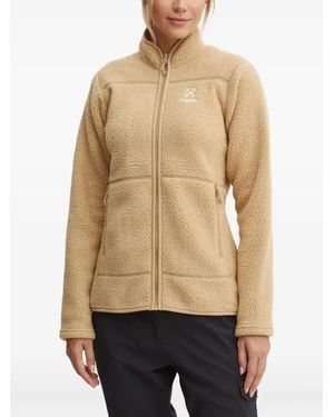 Haglöfs Mossa Pile Zip-Fastening Jacket - Natural