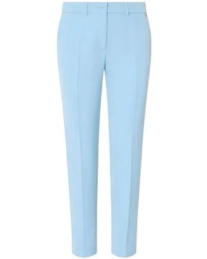 Liu Jo Mid-Rise Straight-Leg Pants - Blue