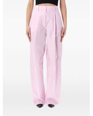 Thelatest Axel Pleated Trousers - Pink