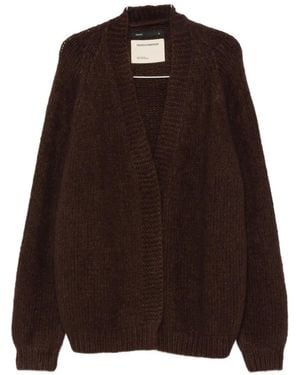 Frenckenberger Grob Gestrickter Cardigan - Braun