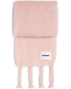 Jil Sander Schal Aus Mohairgemisch - Pink