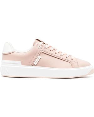 Balmain B-court レザースニーカー - ピンク