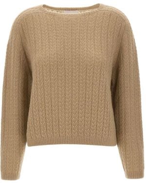 Hemisphere Cable-Knit Jumper - Natural