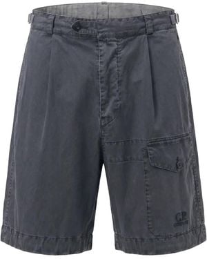 C.P. Company Short À Détails Plissés - Grey