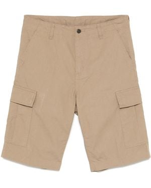 Carhartt Logo-Patch Cargo Shorts - Natural