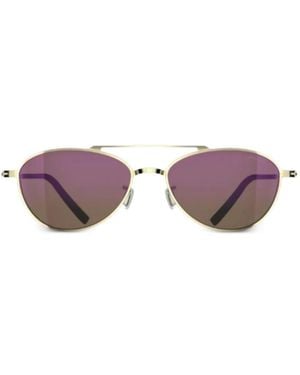 Blackfin Mavericks Pilot-Frame Sunglasses - Purple