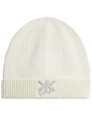 KENZO Double K Beanie Mit Stickerei - Weiß