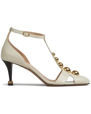 Chloé Lambskin Sandals - White