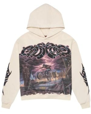 Godspeed B.M.X. Graphic-Print Hoodie - White