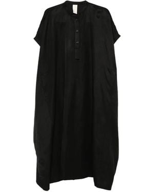 SOH Short-Sleeve Midi Dress - Black