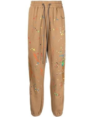 Mostly Heard Rarely Seen Jogginghose Mit Aufgestickten Farbklecksen - Natur