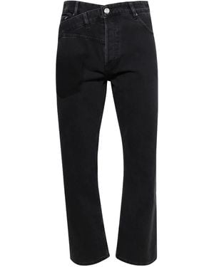 Bluemarble Jeans Twisted Seam Trompe L'Oeil - Nero