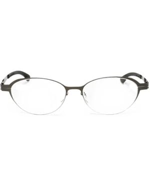 Ic! Berlin Gafas Con Montura Redonda - Blanco