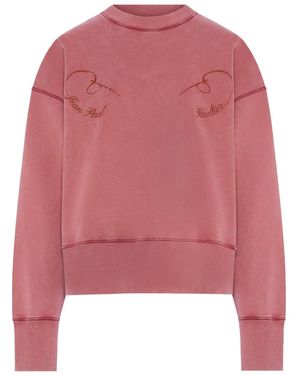 Jean Paul Gaultier Embroidered Sweatshirt - Pink