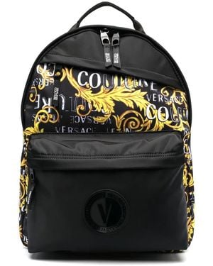 Versace Jeans Couture バロック バックパック - ブラック