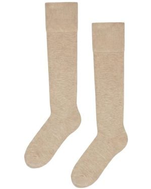 Wolford Cotton-Blend Knee-High Socks - White