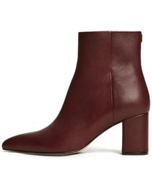 Twinset Bottines En Cuir - Purple