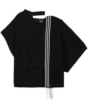 Y-3 Stripe Panel Top - Black