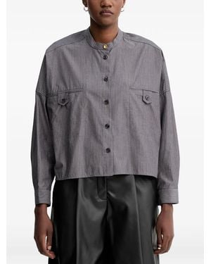 Sessun Striped Shirt - Gray