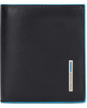 Piquadro Leather-Trimmed Wallet - Black