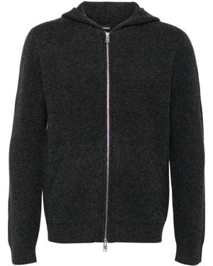 Theory Hooded Jumper - Black