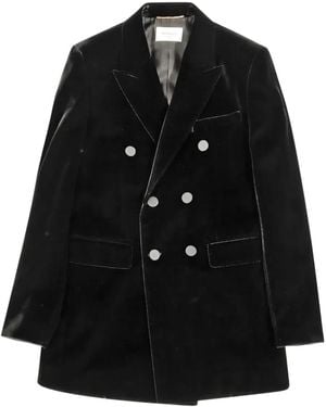 Saint Laurent Double-Breasted Blazer - Black