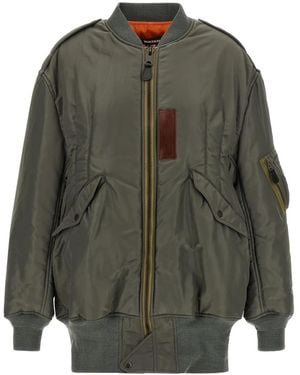 Junya Watanabe パデッド ボンバージャケット - グレー