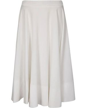 #MSM High-Waisted Skirt - White