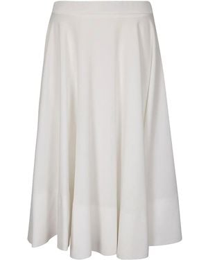 #MSM High-Waisted Skirt - White