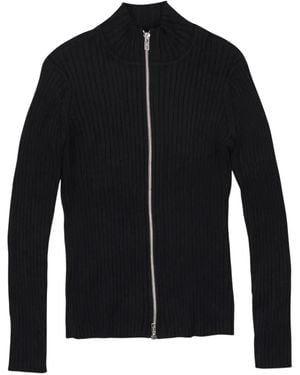 CALLIPYGIAN Chaqueta bómber de punto con cremallera - Negro
