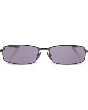 Balenciaga Rectangle-Frame Sunglasses - Purple