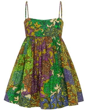 ALÉMAIS Marnie Mini Dress - Green