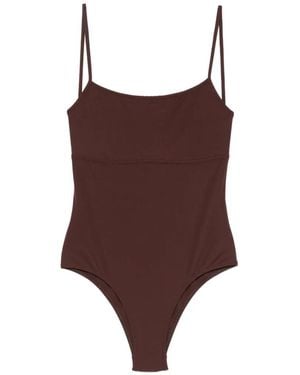 Laura Urbinati Scoop-Neck Swimsuit - Brown